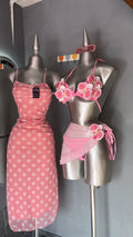 traje de baño flores