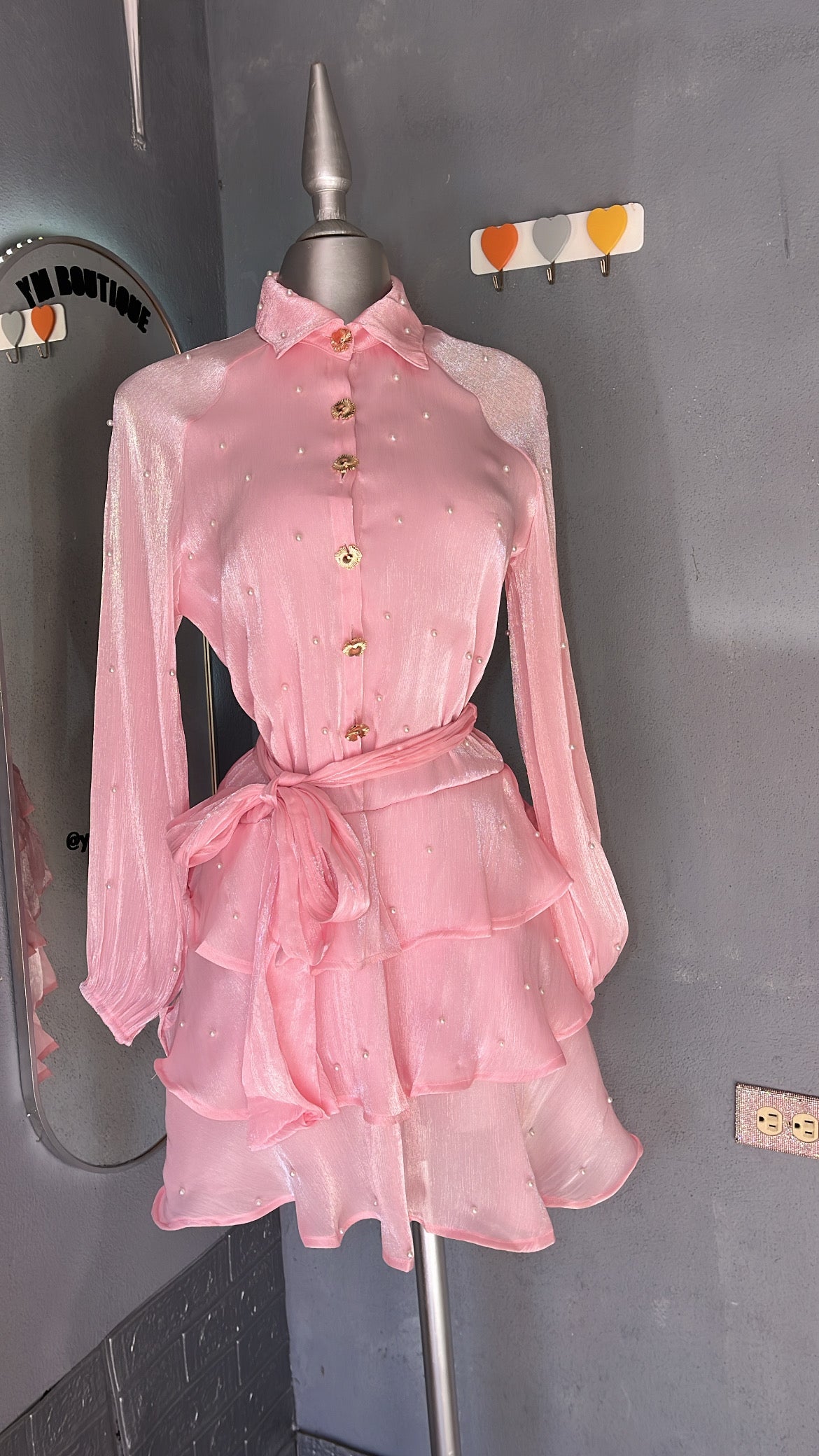 vestido linda pink