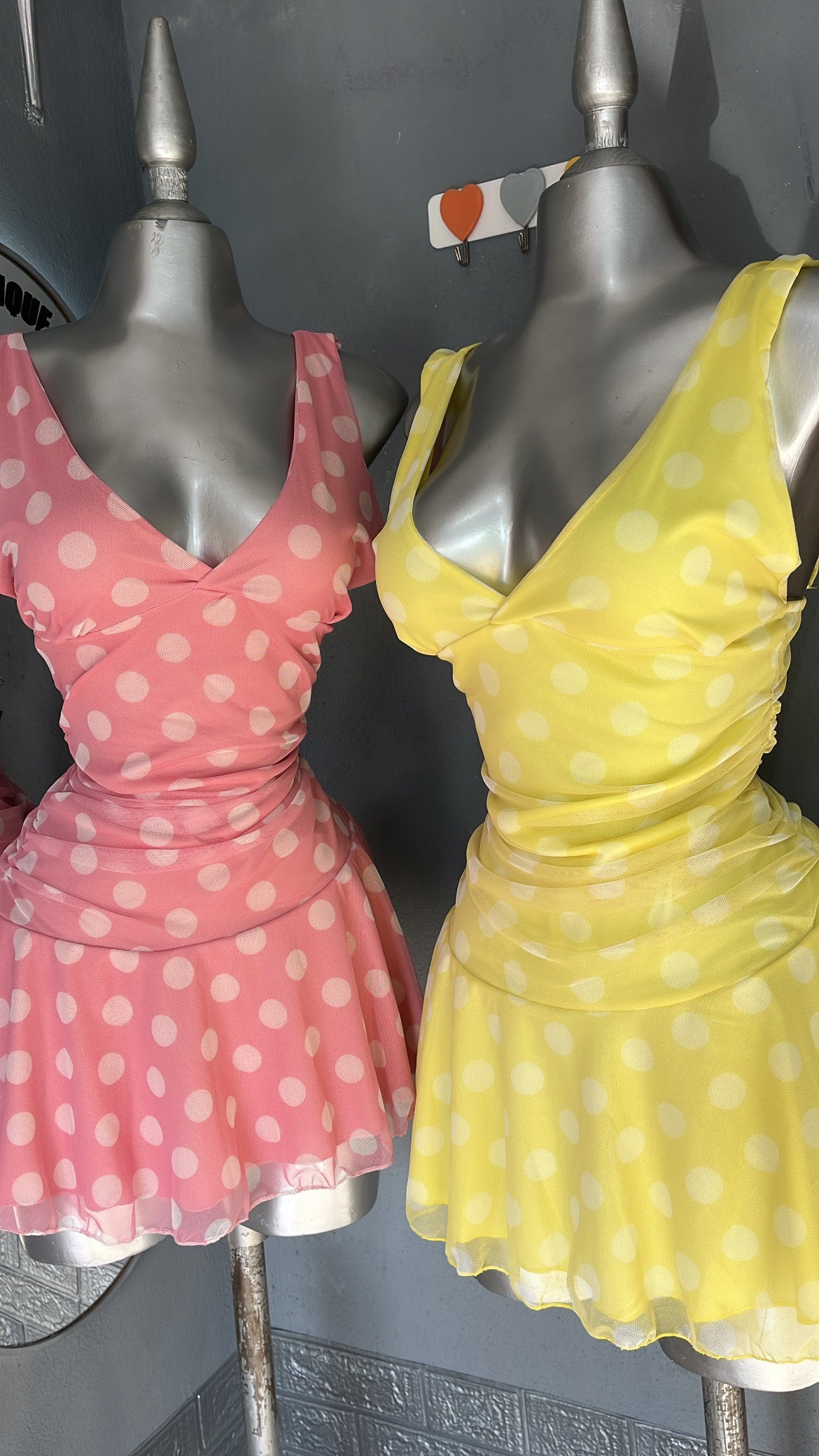 vestido polka dots