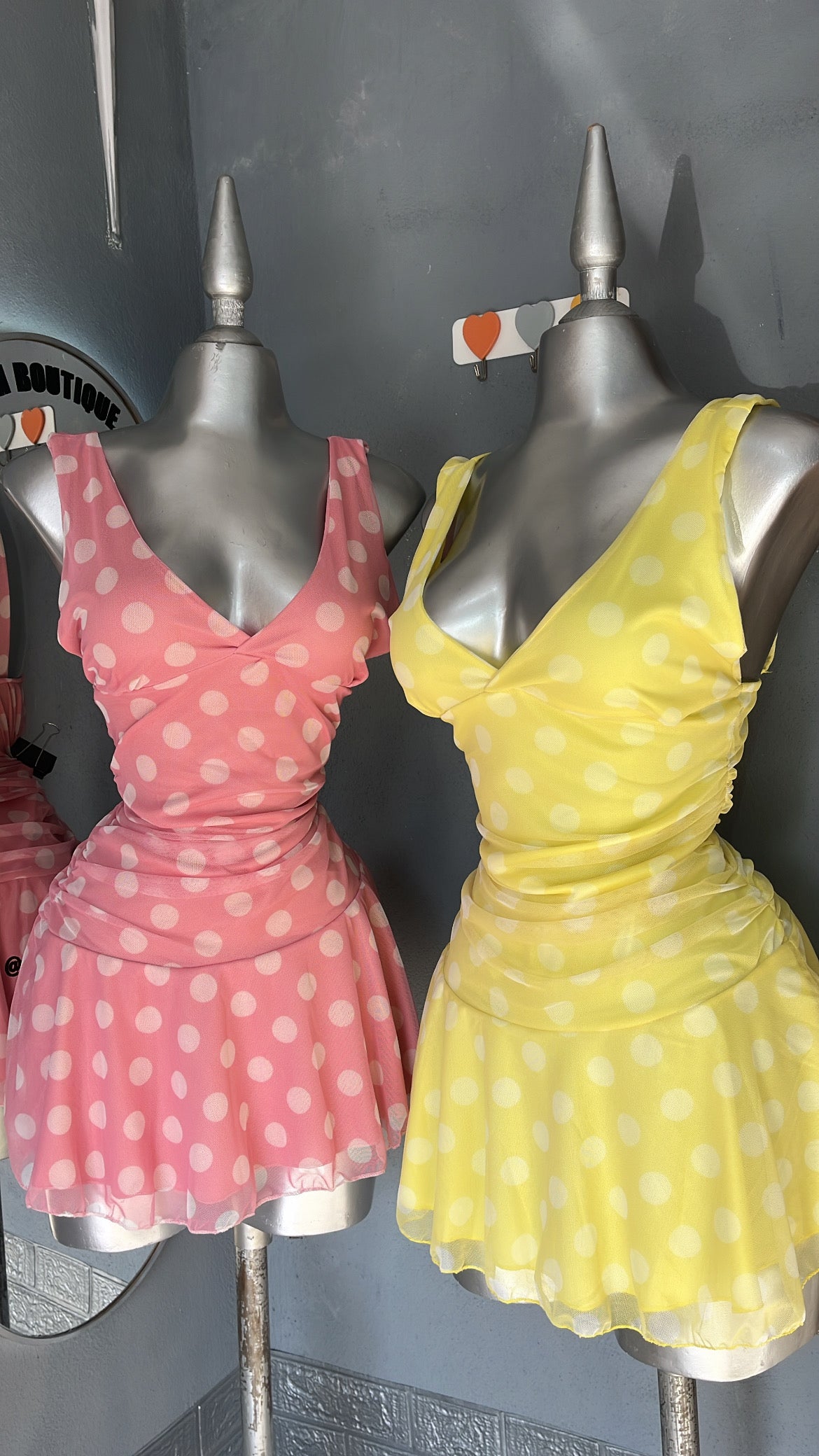 vestido polka dots