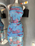 vestido mesh