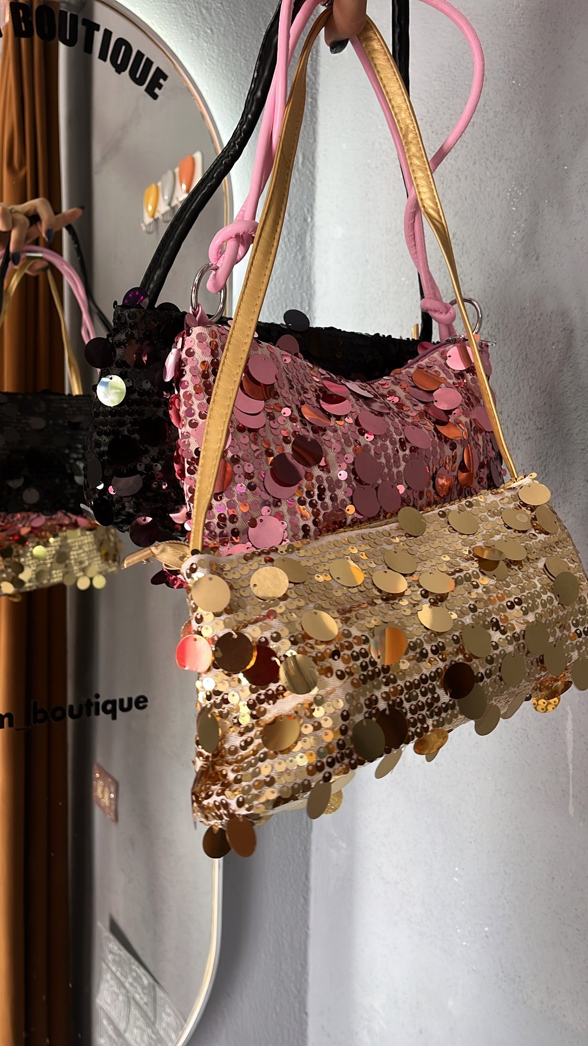 bolsa de lentejuelas