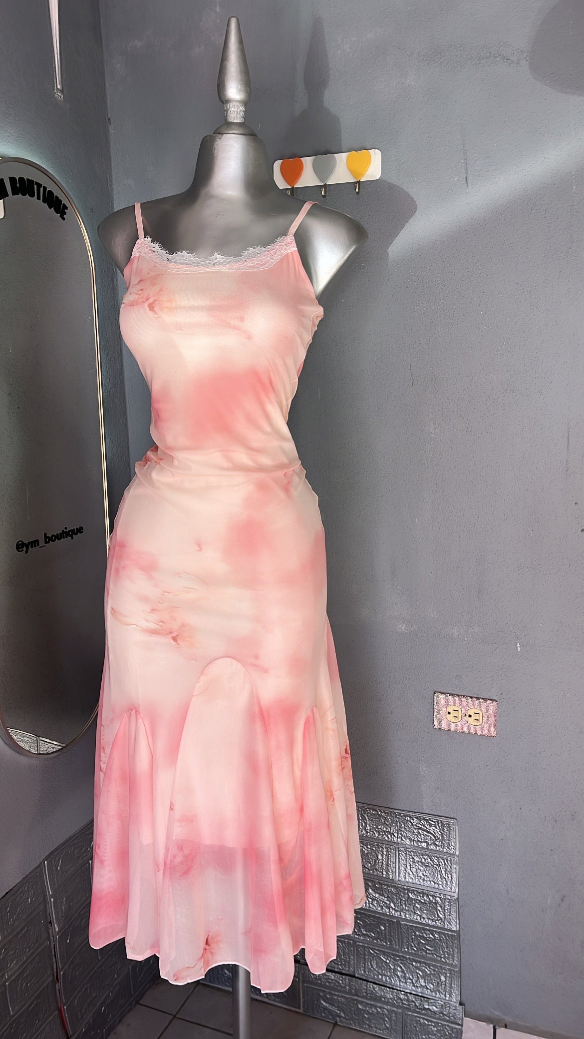 vestido pink