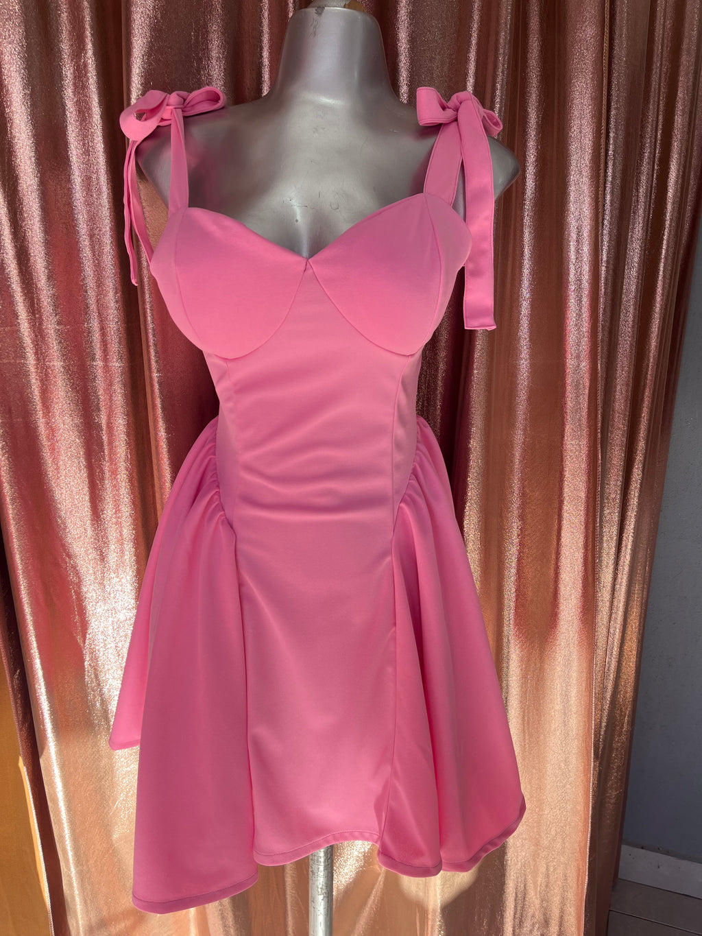 vestido rosa princesa