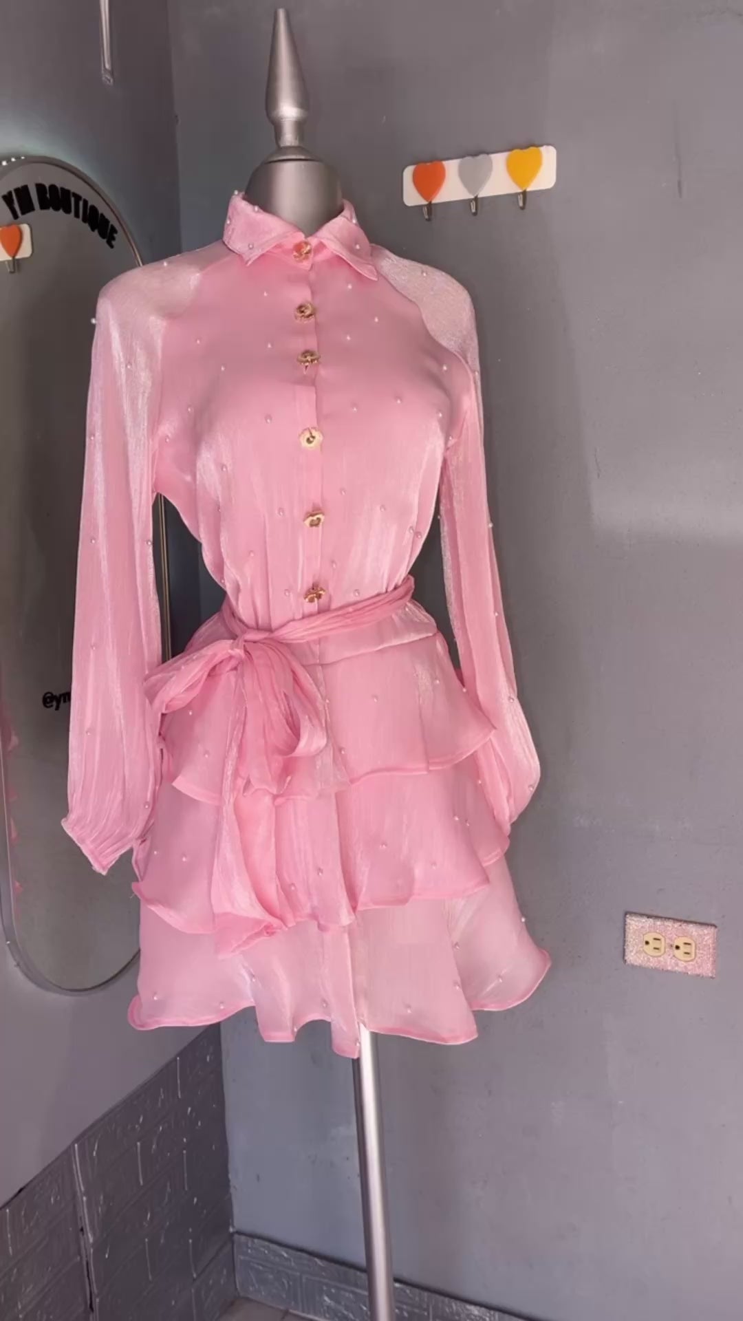 vestido linda pink