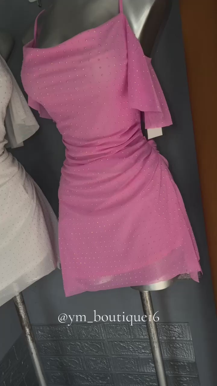 vestido con brillitos